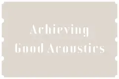 Reference Project for our RIBA approved CPD How to Achieve Good Acoustics