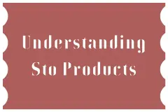 Understanding Sto Products, Product overview, sustainability, free samples in London