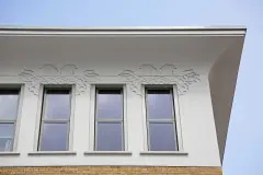3D Facade Elements, CNC cut facade elements, prefabricated cnc cut mouldings, shapes, capitals and profiles, sustainable, samples in London