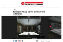 Bureau de Change unveils pendulum-like installation